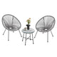Ensemble de meubles de balcon Ostana 3 pièces