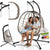 Fauteuil suspendu double en polyrotin Aria