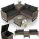 Salon de jardin pour 4 personnes Santorin