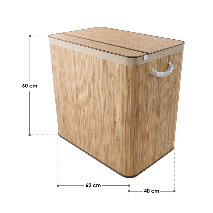 Bambus Wäschekorb Curly