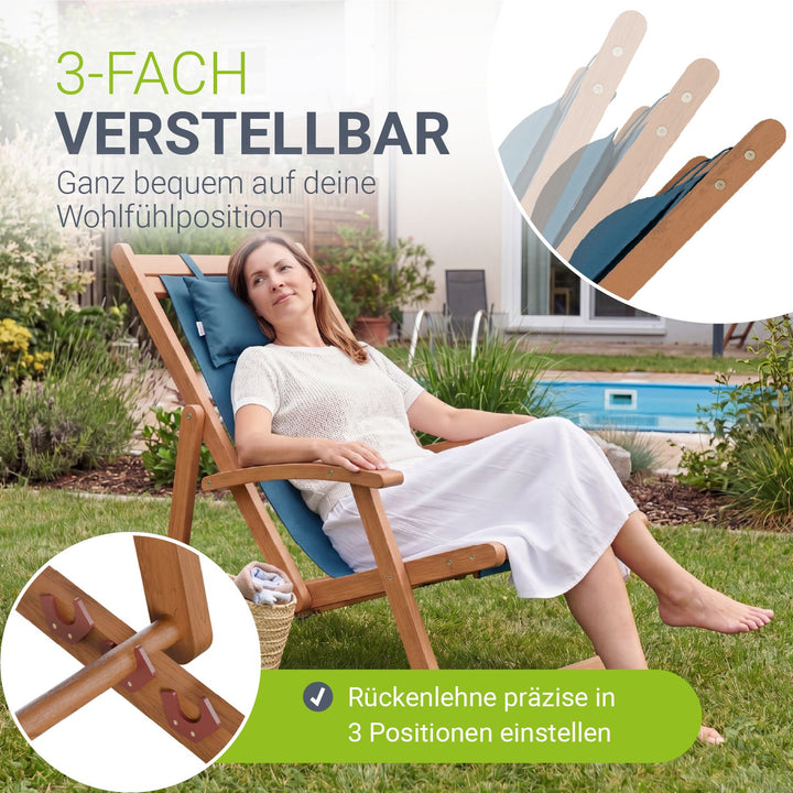 Chaise longue pliante Tavira