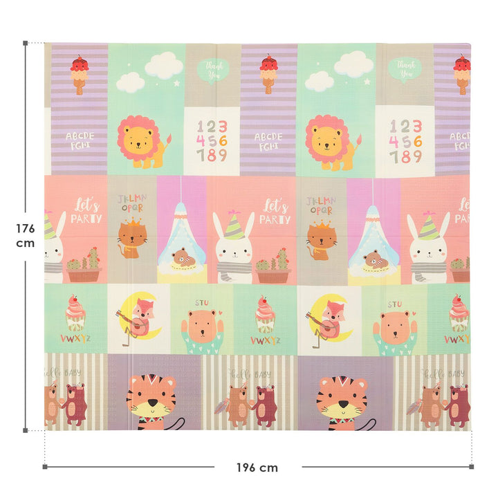Kinder Spielmatte 180 x 200 cm - diverse Designs