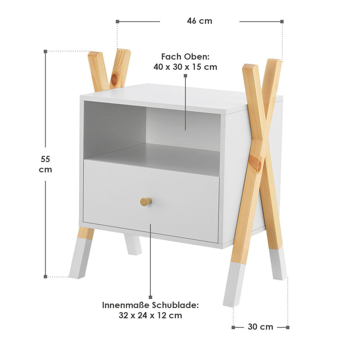 Table de chevet pour enfants Jamie