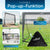 Pop-Up Fußballtor 2er Set Goal Master