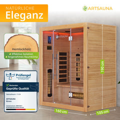 Cabine infrarouge Kiruna 160 