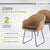 Chaise en rotin et osier Cody