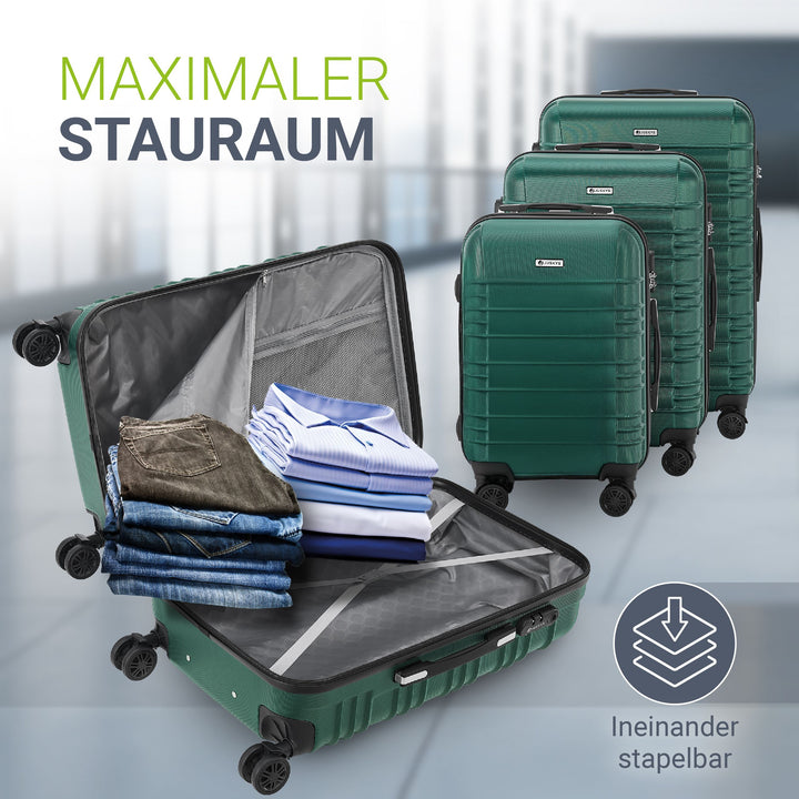 Ensemble de valises rigides Rome
