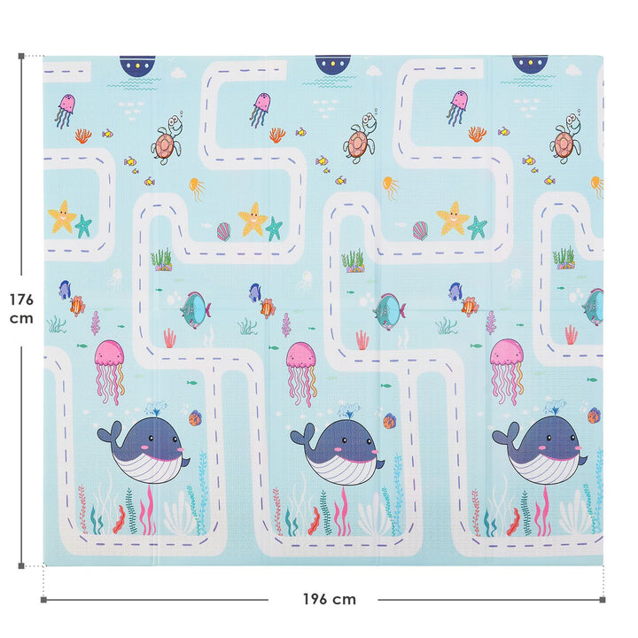 Kinder Spielmatte 180 x 200 cm - diverse Designs