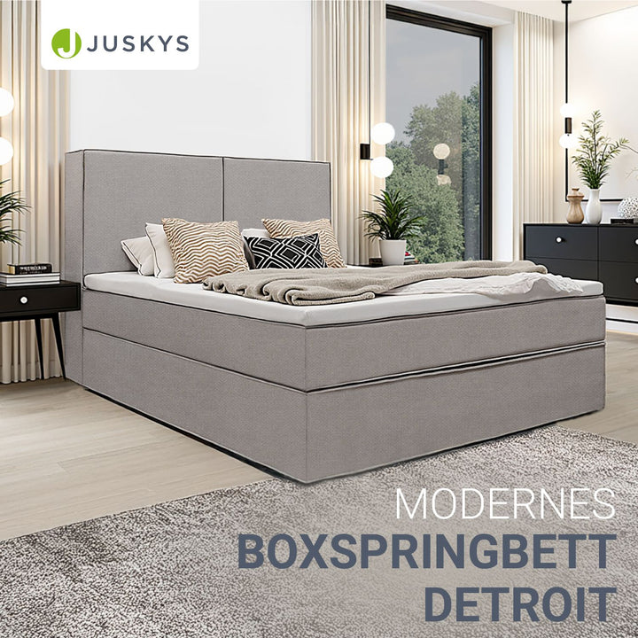 Sommier à ressorts Detroit - tissu chenille