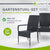 Chaises de jardin en polyrotin Yoro