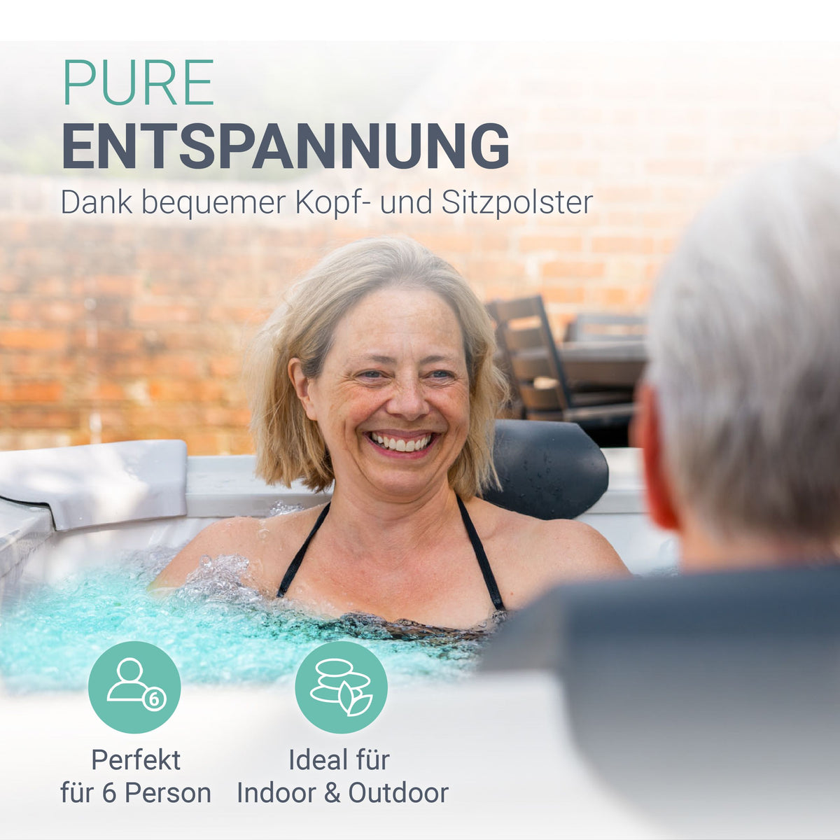 Bain à remous Oslo avec éclairage LED