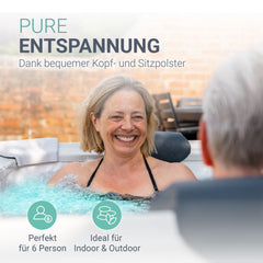 Bain à remous Oslo avec éclairage LED