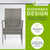 Chaises de jardin en polyrotin Yoro
