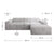 Sofa in L-Form Vals
