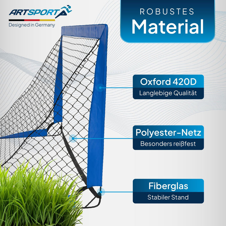 Pop-Up Fußballtor 2er Set Goal Master