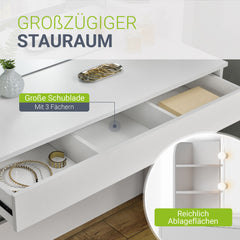 Schminktisch Bella mit Hocker Melly