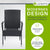 Chaises de jardin en polyrotin Yoro