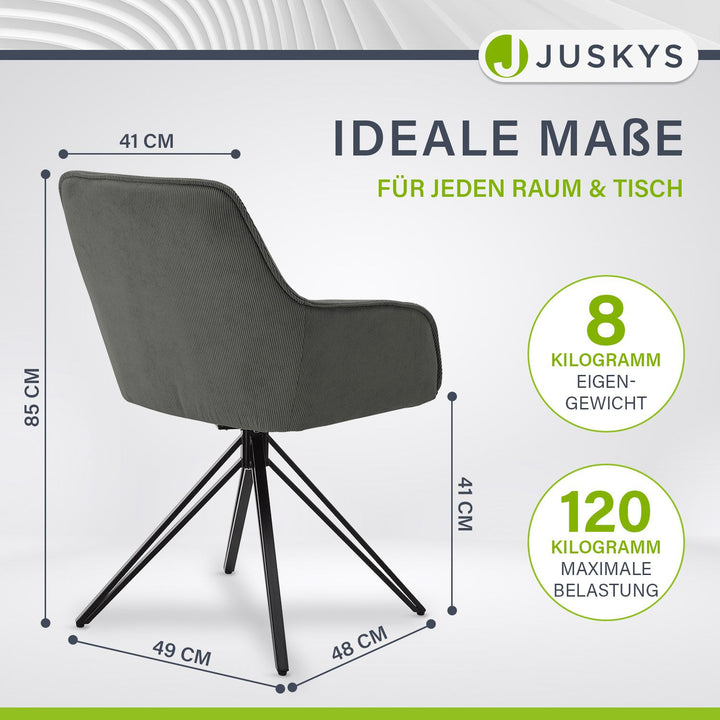 Chaise pivotante Clyde avec cordon
