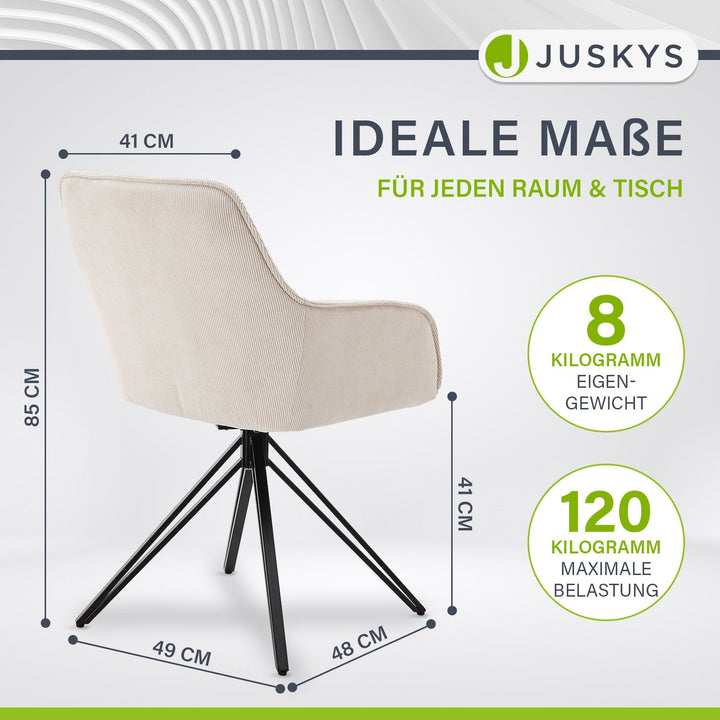 Chaise pivotante Clyde avec cordon