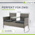 Polyrattan Sitzbank Monaco