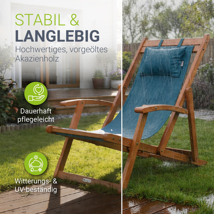 Chaise longue pliante Tavira