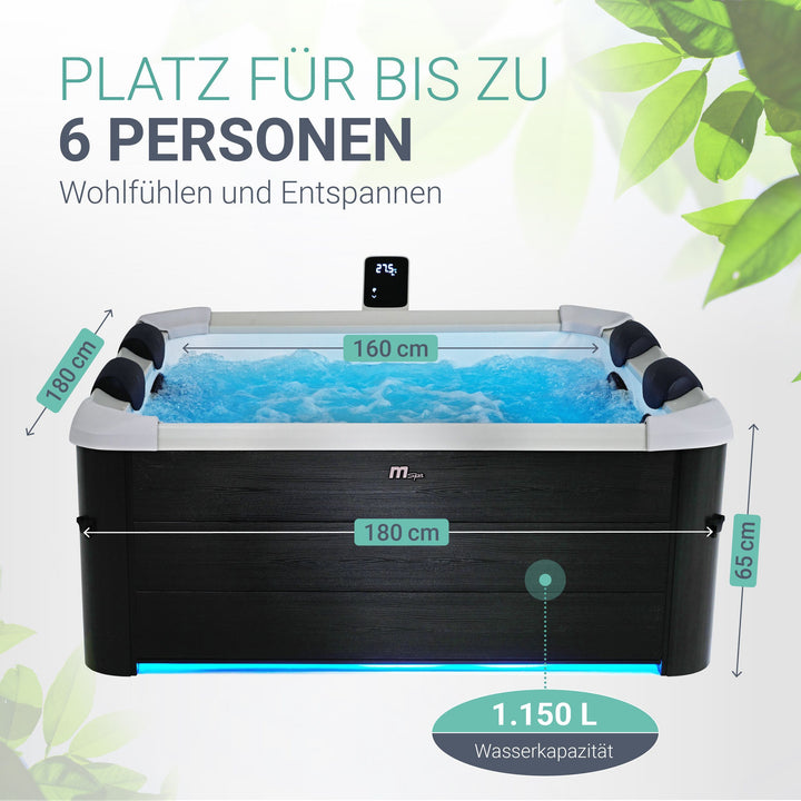 Bain à remous Oslo avec éclairage LED