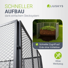 Metall Komposter für Gartenabfälle