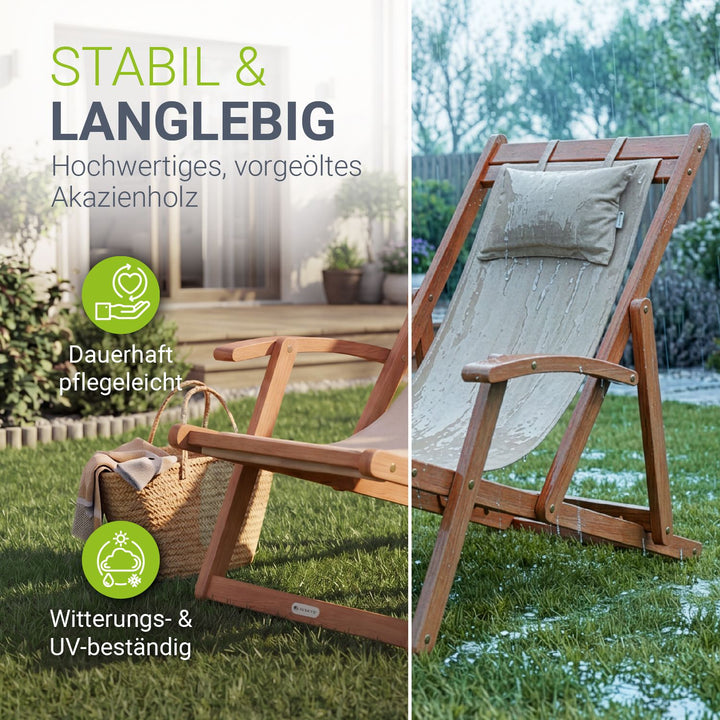Chaise longue pliante Tavira