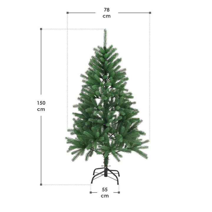 Künstlicher Weihnachtsbaum mit LEDs