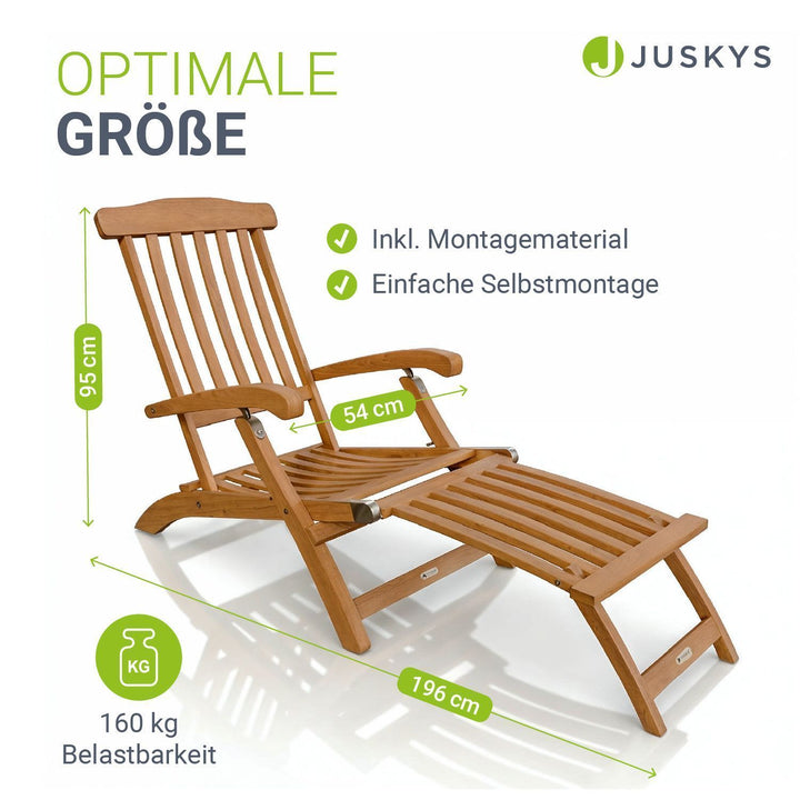 Bain de soleil de jardin résistant aux intempéries en bois huilé