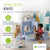 Kindersofa Kayo mit Cord Bezug & Kissen