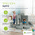 Kindersofa Kayo mit Cord Bezug & Kissen