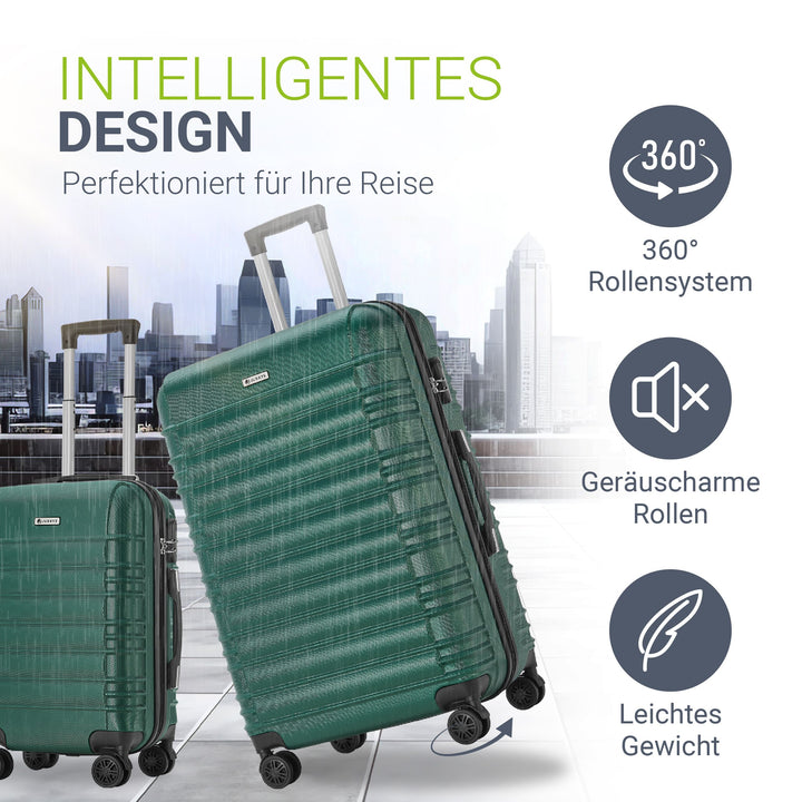 Ensemble de valises rigides Rome