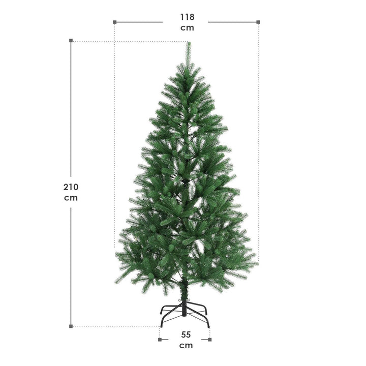 Künstlicher Weihnachtsbaum mit LEDs