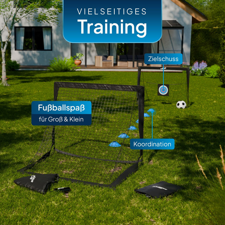 Pop-Up Fußballtor 2er Set Goal Master