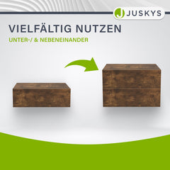 2er Set Nachttisch hängend