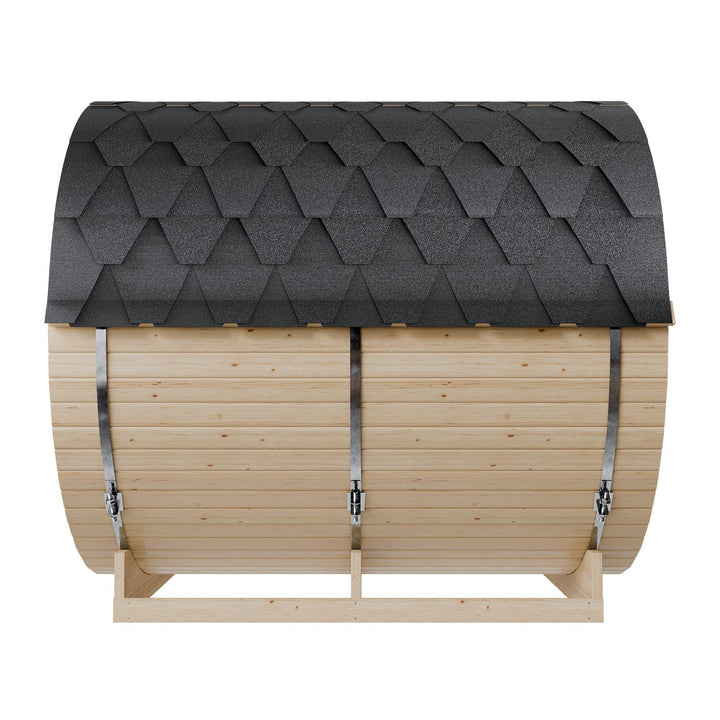 Sauna tonneau Spitzberg avec poêle de sauna