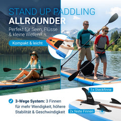 Stand Up Paddling Board mit Kajaksitz