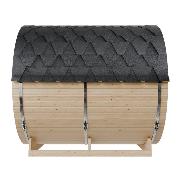 Sauna tonneau Spitzberg avec poêle de sauna
