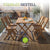 Gartenmöbel-Set Rimini aus Akazienholz