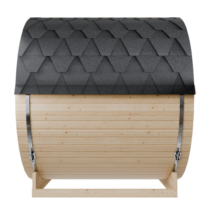 Sauna tonneau Spitzberg avec poêle de sauna