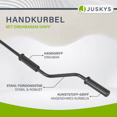 Gelenkarmmarkise mit Kurbel