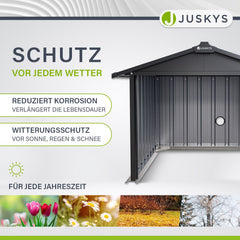 Mähroboter Garage mit Satteldach