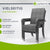 Chaises de jardin en polyrotin Yoro