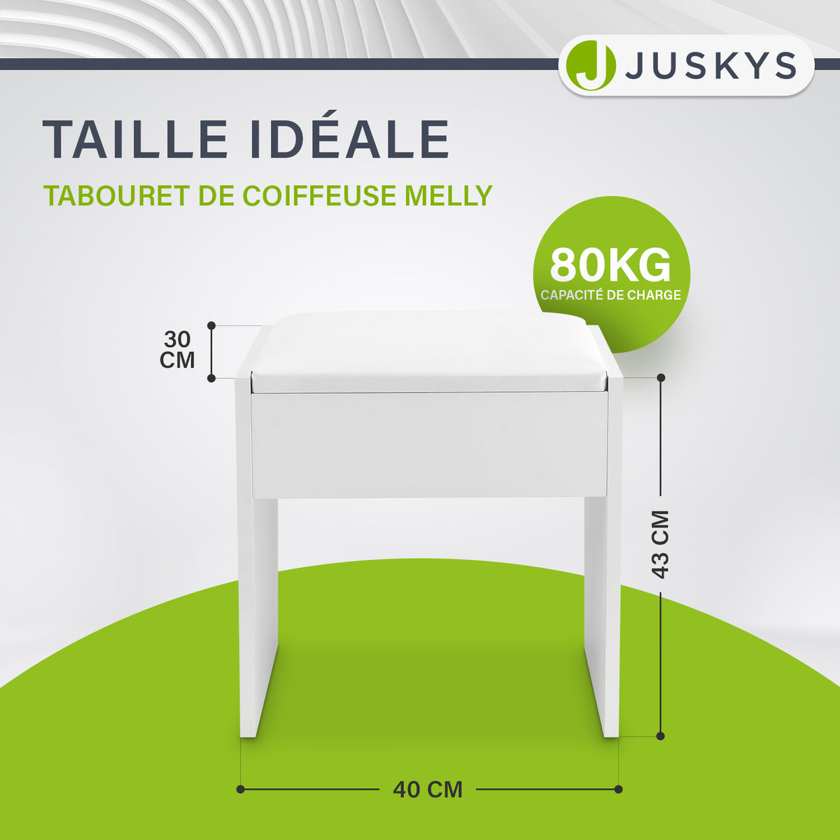 Tabouret de coiffeuse Melly