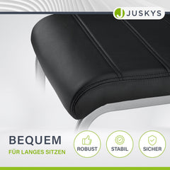 Freischwinger Stuhl Vegas mit Kunstleder