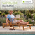 Chaise longue pliante de balcon SunScape en bois d'acacia