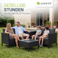 Gartenlounge für 4 Personen Santorini