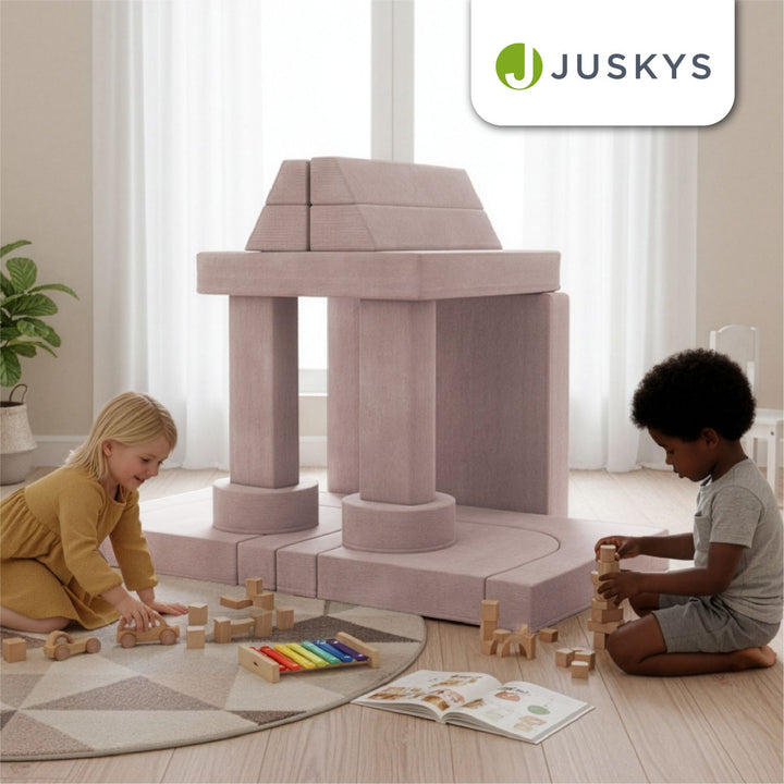 Kindersofa Kayo mit Cord Bezug & Kissen