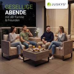 Gartenlounge für 4 Personen Santorini